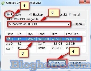 Download Onekey Ghost – Phần mềm tạo file ghost windows 7, 8, 10