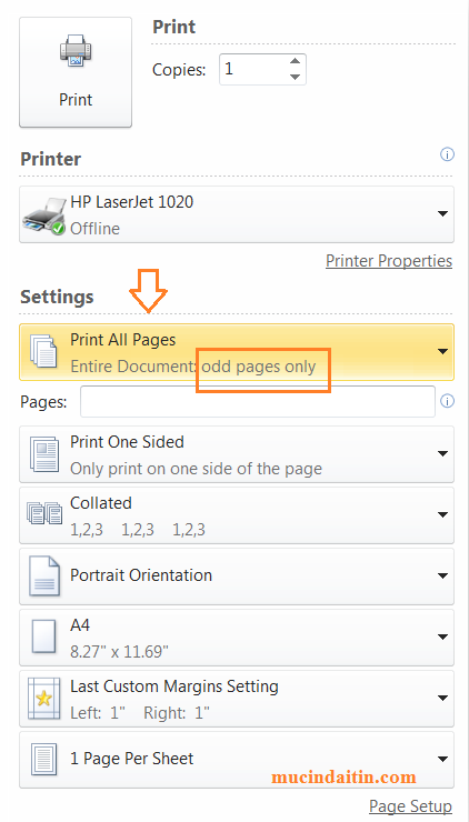 Cách in 2 mặt máy in Canon 2900 cho word excel pdf Cách in 2 mặt máy in Canon 2900 cho word excel pdf