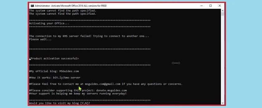 Cách cài đặt Office 2016 bằng CMD - Download product key trên Win 10