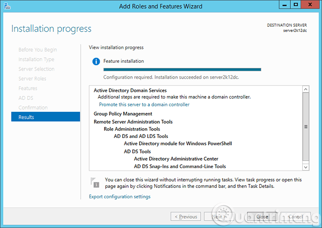 Cài đặt Domain Controller trên Windows Server 2012
