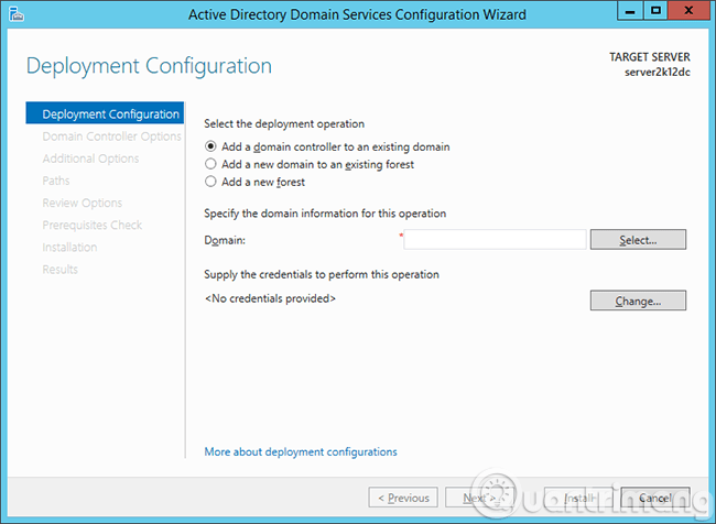Cài đặt Domain Controller trên Windows Server 2012