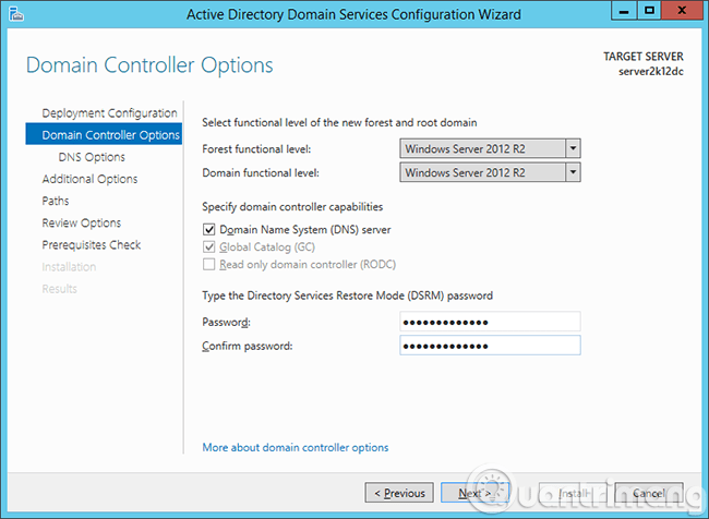 Cài đặt Domain Controller trên Windows Server 2012