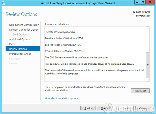 Cài đặt Domain Controller trên Windows Server 2012