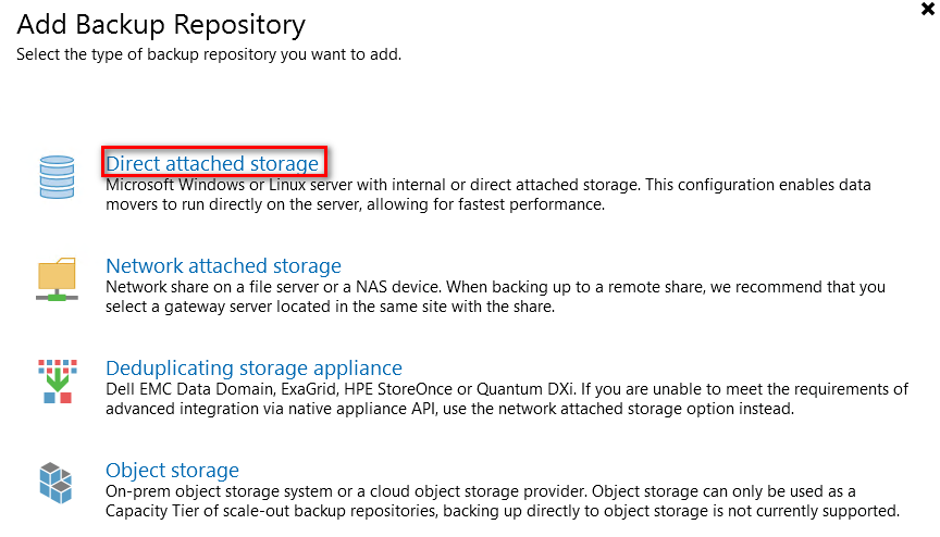 Backup và Restore máy ảo bằng Veeam Backup & Replication 11
