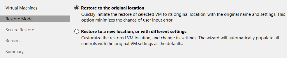 Backup và Restore máy ảo bằng Veeam Backup & Replication 11