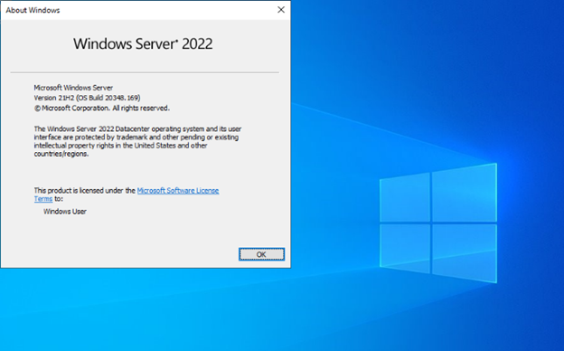Cài đặt HĐH Windows Server 2022 Datacenter (Desktop Experience)