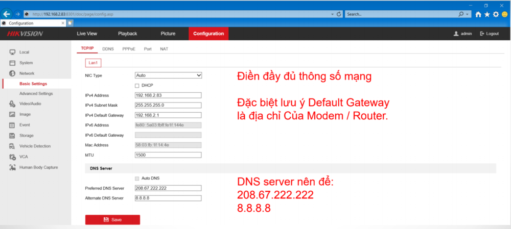 Hướng dẫn tạo và cài đặt tên miền cho đầu ghi và camera IP Hikvision