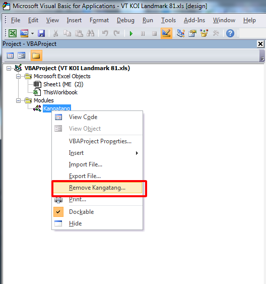 Hướng Dẫn Xóa Virus Macro Kangatang Trước Khi Sử Dụng Excel